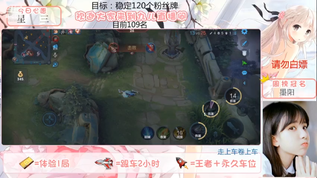 【王者荣耀】九儿技术还行的精彩时刻 20210630 06点场(2)
