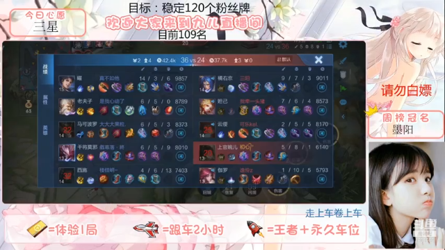 【王者荣耀】九儿技术还行的精彩时刻 20210630 06点场(3)