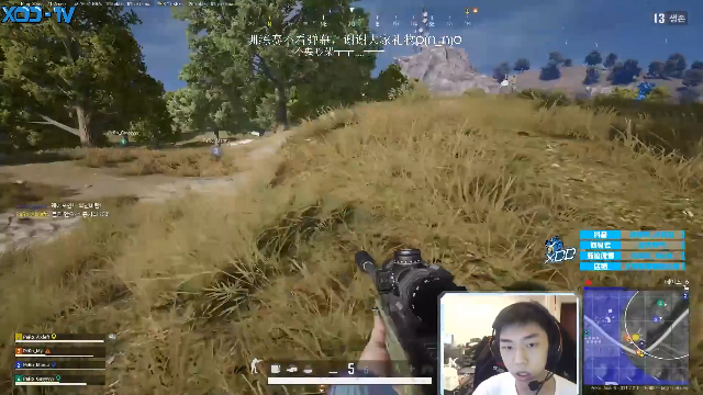 我在斗鱼看Xleft小叮当直播绝地求生