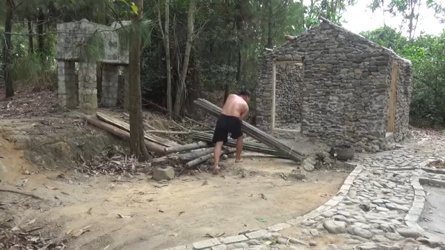 第二季我的户外 隐匿豪宅(20)胖虎第二季 基地改造总结 不回去