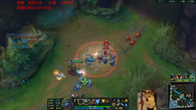 【2021-07-03 01点场】祈风1v9：国服第一VN！一个打八百多个！