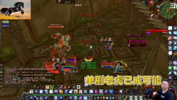 魔兽TBC怀旧服：猎人单刷老虎稳定进入P2！只差一块敲门砖了！