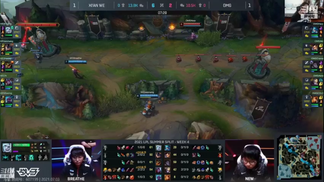 【2021-07-03 17点场】教练JoKer：今天OMGWE RALNG FPXIG