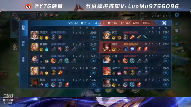 【2021-07-02 22点场】YTG丶落幕：芈月专场老王琪琪夏天怼怼落幕微信区五排