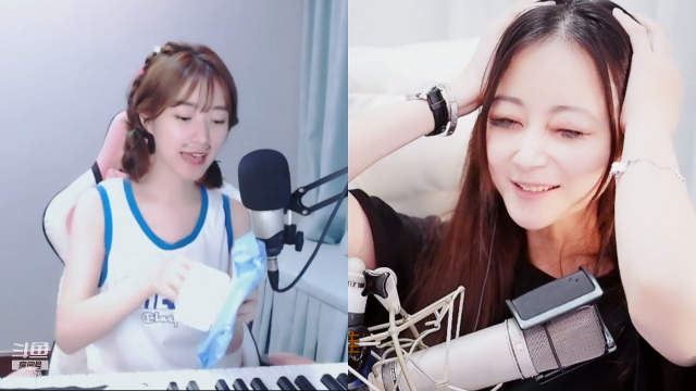 我在斗鱼看睡懵的小七直播颜值（横屏）