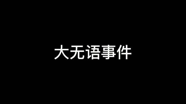 大无语事件