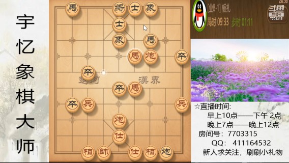 双炮双马对双马一炮，27回合，对方看不到底相叫杀