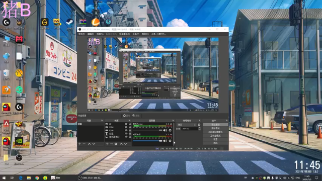 【2021-07-03 11点场】小傅FFFFF：把把希 来听歌 pubg