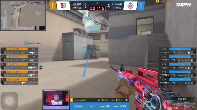 Q9对阵LGD，保卫者胜利，连续拿分