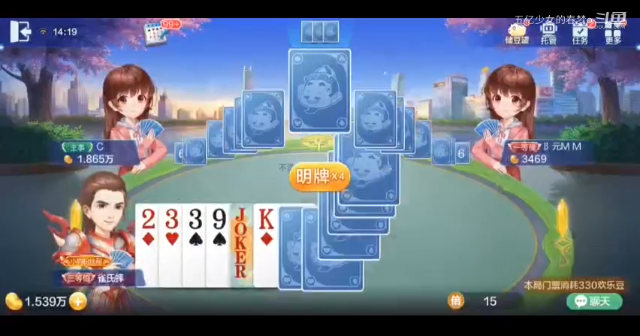欢乐斗地主 又是飞飞牌啊
