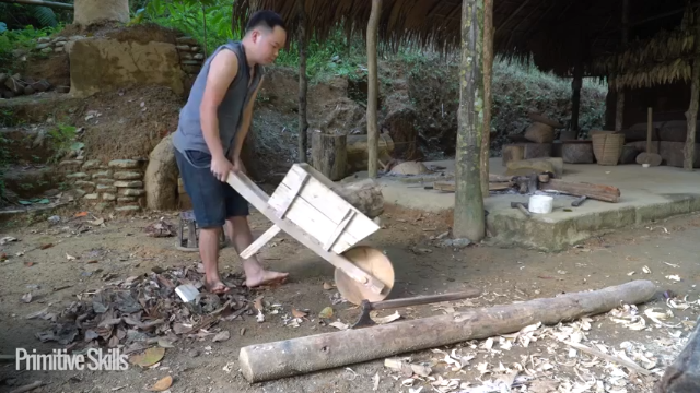 三季更新高清E121独轮车(17)真人我的世界-空手发展-单人炼铁