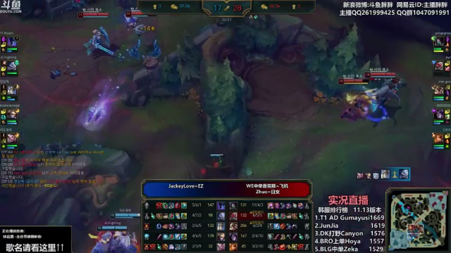 【2021-07-08 00点场】胖胖灬：胖胖OB：TES\EDG\RNG韩服开打