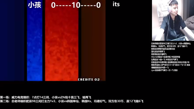 游天堂+拳皇1994：2021-07-06 21点场+第一段：小孩VSits，9-4，小孩成功守擂