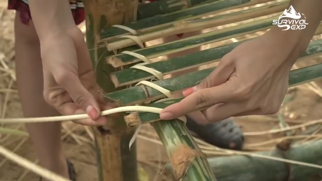 户外竹床，累了有地方休息了(8)拜托小手点关注，投币，三连哦