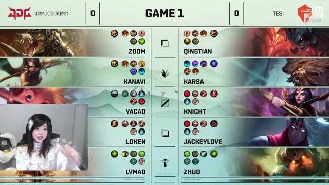 TES VS JDG
