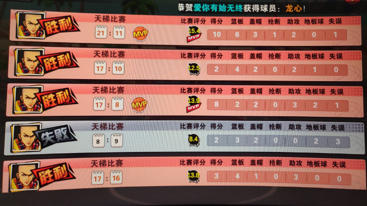 街篮 龙心