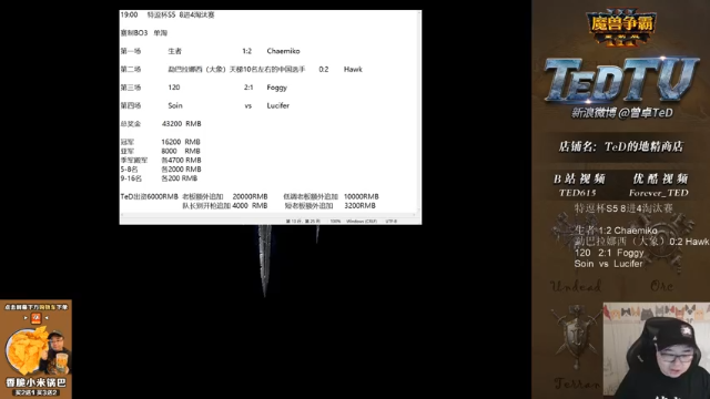 【TED出品】特逗杯8进4 Soin vs Lucifer 满满的无奈