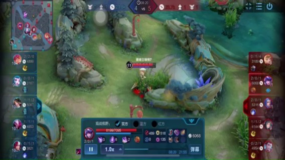 电光马子1v4完成三杀~马超技巧节奏感~