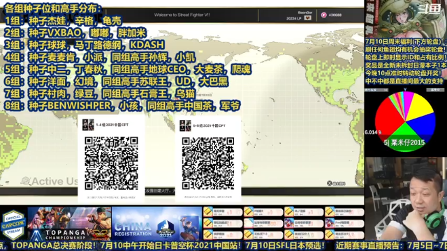 【2021-07-10 13点场】边哥BeenGor：官方直播：街霸5卡普空杯2021中国站！