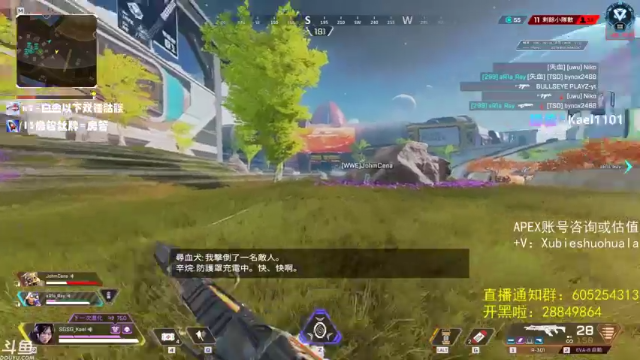 【2021-07-09 22点场】YW三冰卡尔：【Kael】斗鱼APEX比赛！