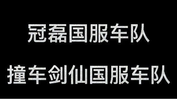 冠磊国服车队 撞车剑仙国服车队