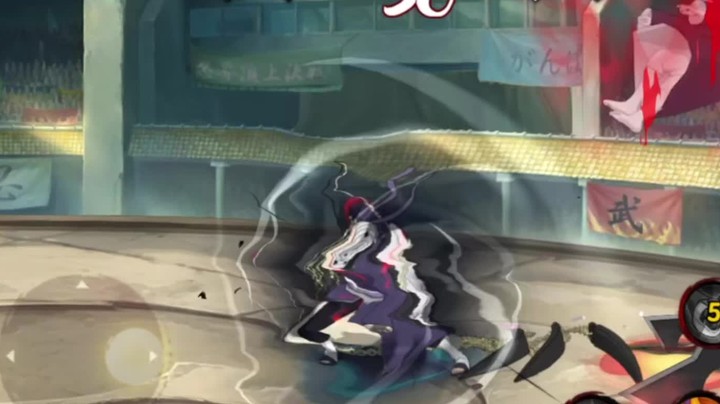 【ice秋风】火影忍者秋风，增强后的兜vs削弱后的金鸣，鸣师傅，现在轮到你刮痧了！