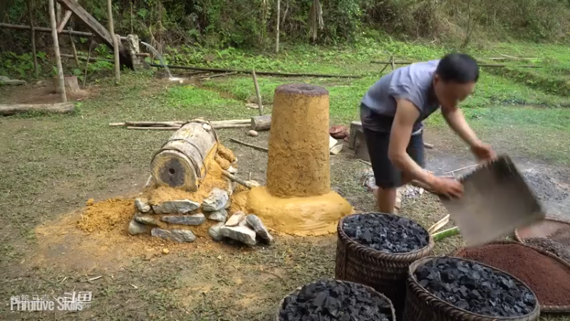 E60炼铁!炼铁啦13【真人我的世界-空手发展-单人炼铁】