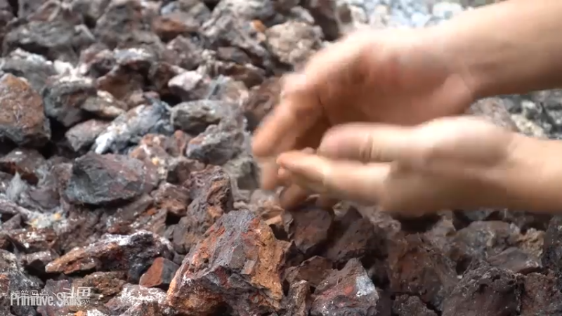 E60炼铁!炼铁啦10【真人我的世界-空手发展-单人炼铁】