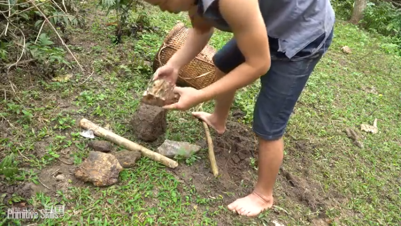 E60炼铁!炼铁啦4【真人我的世界-空手发展-单人炼铁】