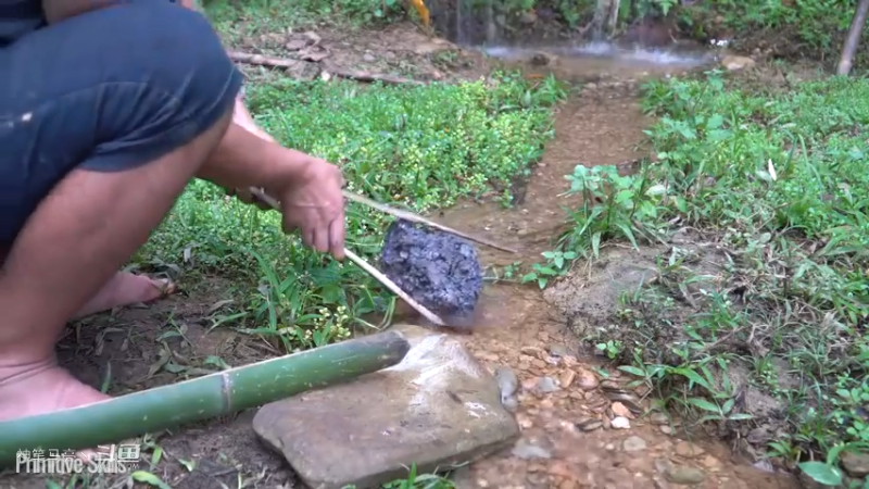 E60炼铁!炼铁啦19【真人我的世界-空手发展-单人炼铁】