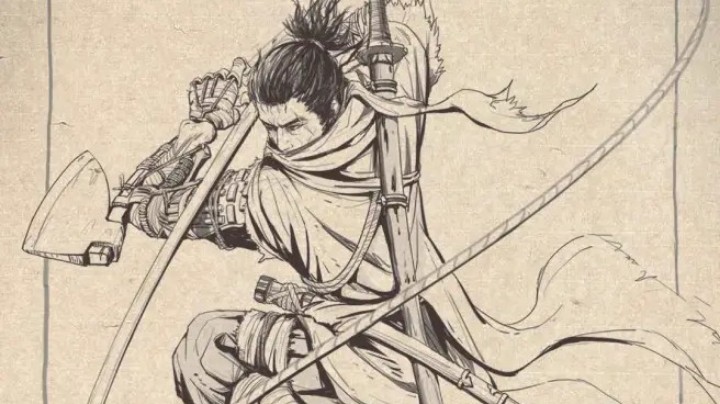 游戏《只狼》武士大将松本内藏佑击杀视频