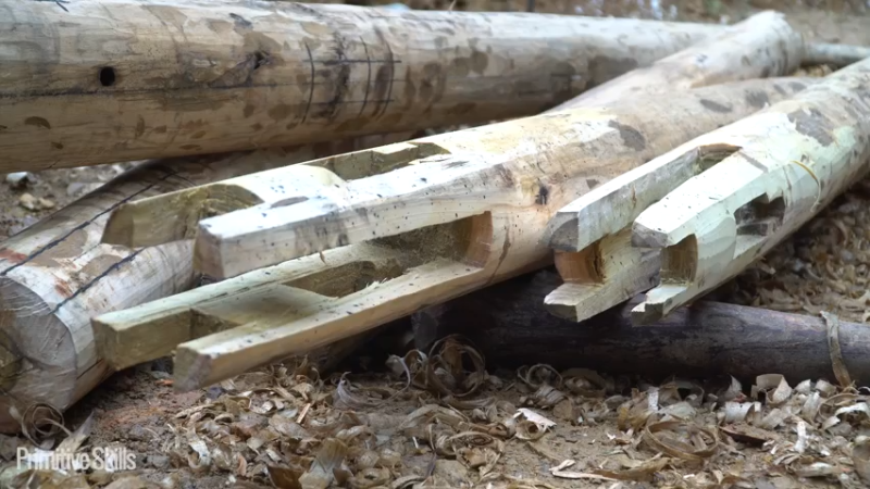 E70第一件木屋8【真人我的世界-空手发展-单人炼铁】