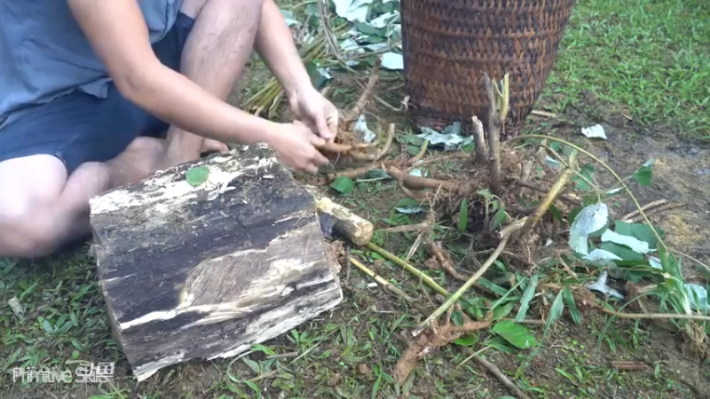 E58制作圆木风箱，风力7【真人我的世界-空手发展-单人炼铁】