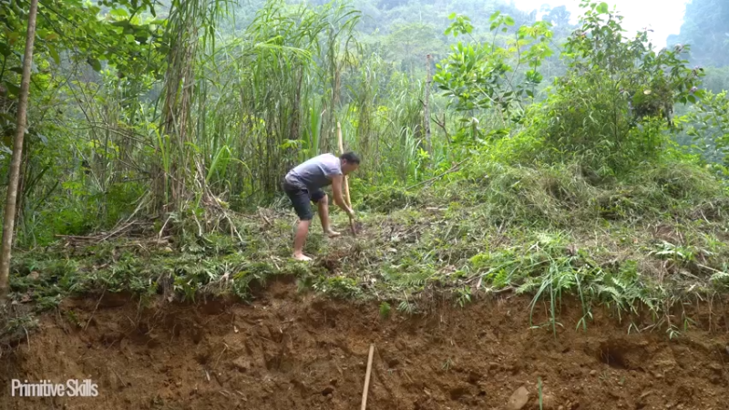 E71陶器时代-烧制在户外第一批陶器7【真人我的世界-空手发展-单人炼铁】