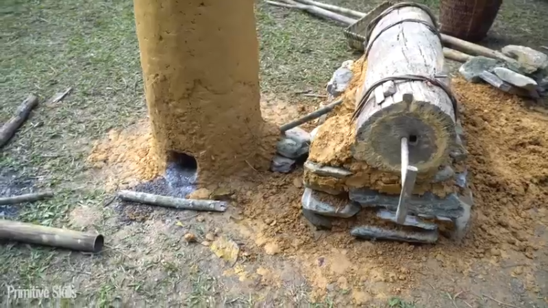 E59高炉制作14又要炼铁的节奏【真人我的世界-空手发展-单人炼铁】