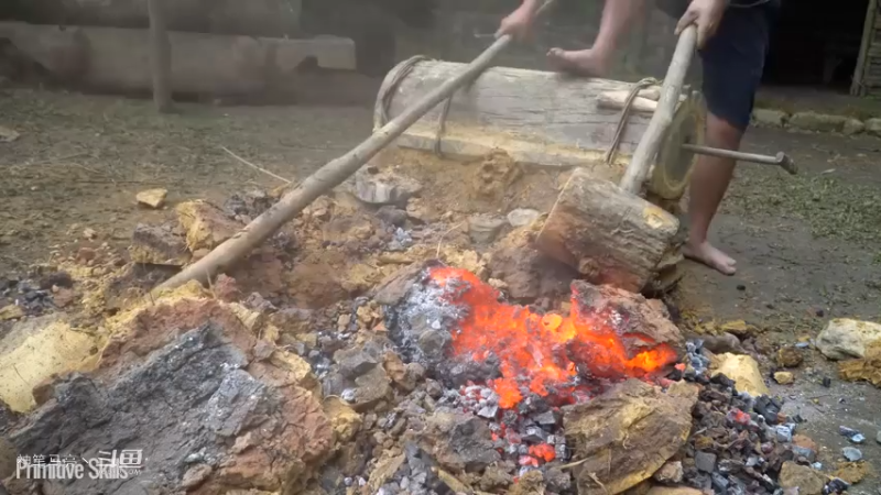 E60炼铁!炼铁啦17【真人我的世界-空手发展-单人炼铁】