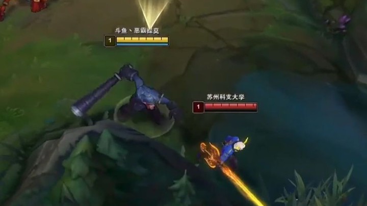 【恶霸提莫】只用了10分钟把苏科大单杀了四次后破防了，最后开始摆烂