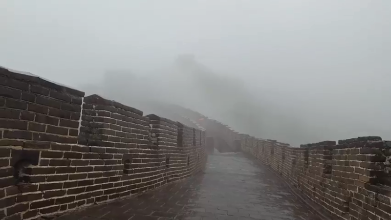 长城 下雨声催眠曲深度睡眠大自然，超治愈，放松解压(1)
