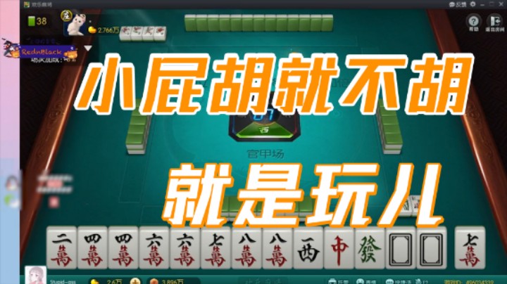 小团团：小屁胡就不胡，就是玩儿
