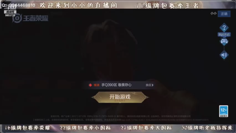 【2021-07-15 18点场】小小xxl：冲第二个国服号