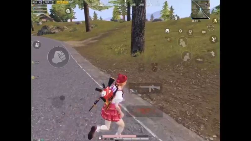 和平精英：人机4连