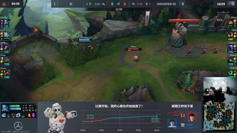 【英雄联盟】即将拥有人鱼线的PDD的精彩时刻 20210719 20点场