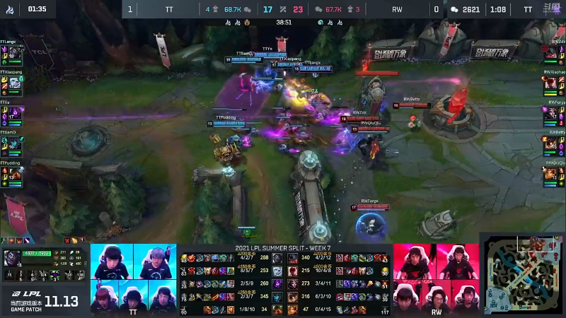 2021LPL夏季赛-常规赛-RWvsTT-0719-2