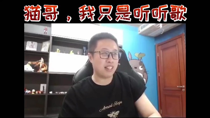 猫哥，我只是听听歌！