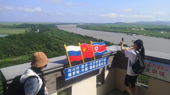 2021年7月12号珲春一眼望三国防川风景区02