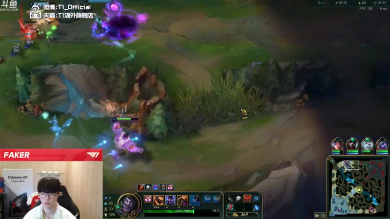 【2021-07-20 00点场】T1直播faker：T1 Faker