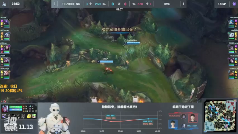 【2021-07-18 16点场】解说雨童：解说雨童：LPL二路解说