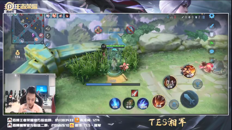 【2021-07-22 00点场】TES湘军：白天孤独打野·