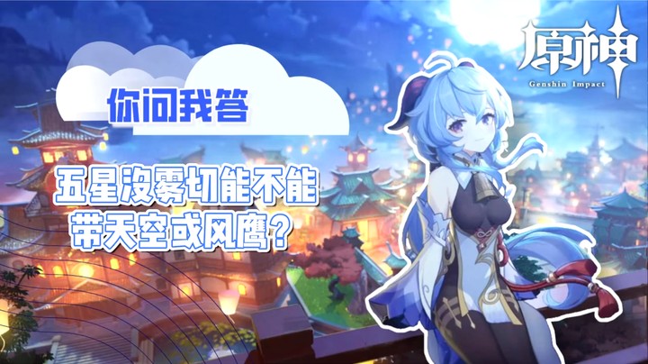 【玩转原神2.0】你问我答-五星没雾切能不能带天空或风鹰