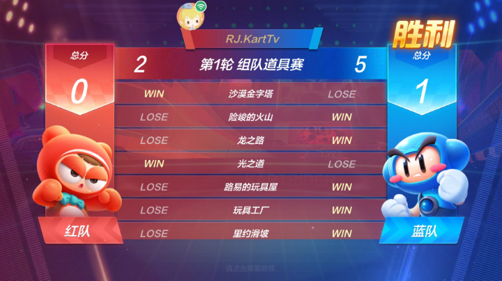 道具交流赛 KartTv Vs RJ 20210723